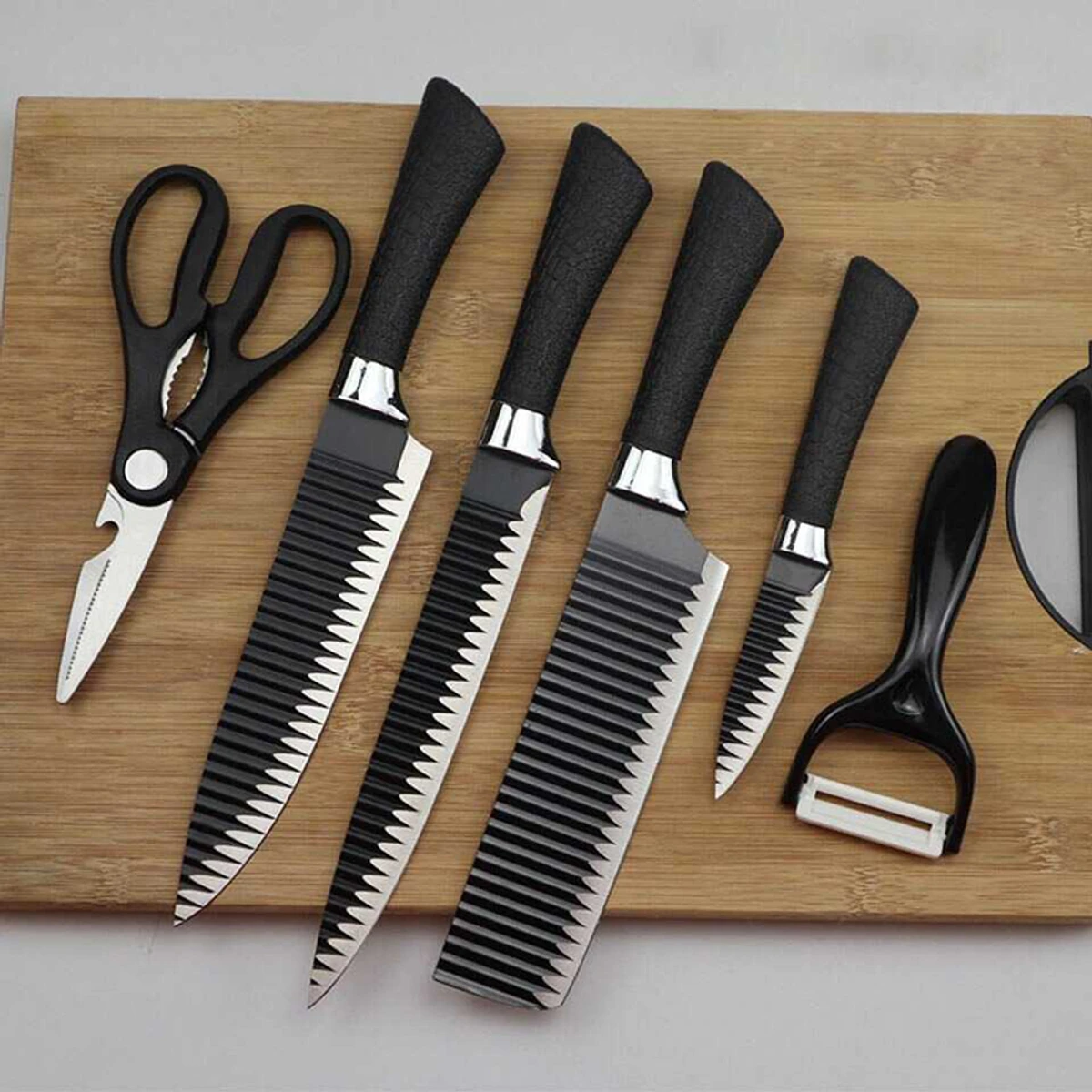 High Quality Kitchen Knife Set 6 in 1