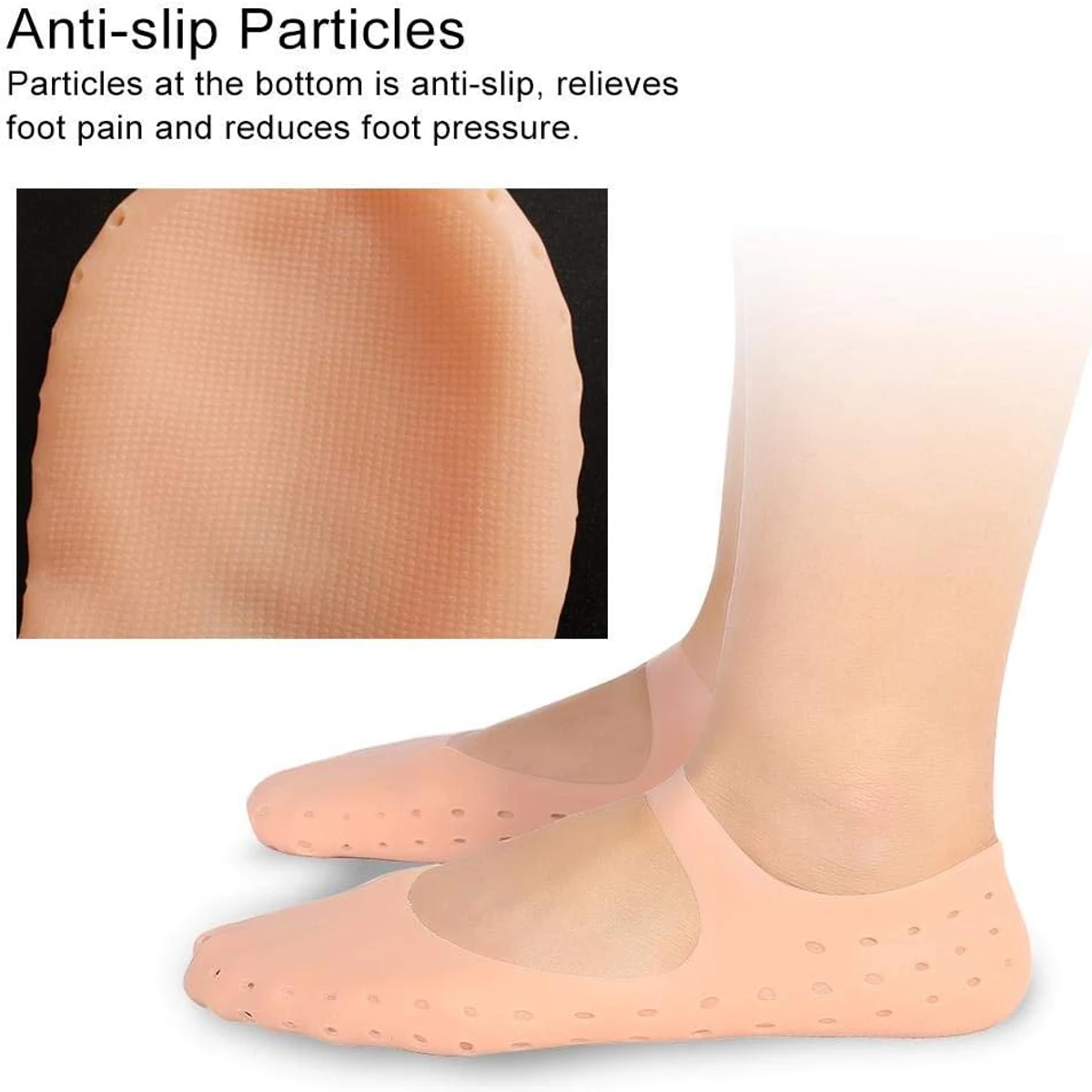 Full Length Silicone Gel Hidratante Sock Foot Care Treatment