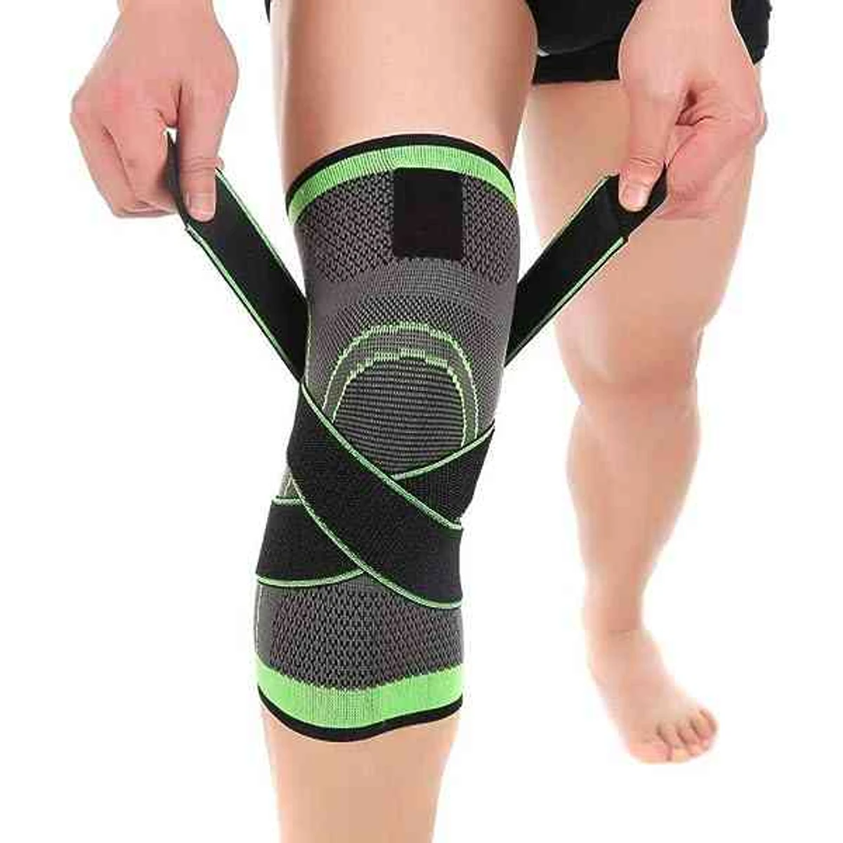Original Knee Support Compression Strap Sleeve Ligament adjustable (1 picas )