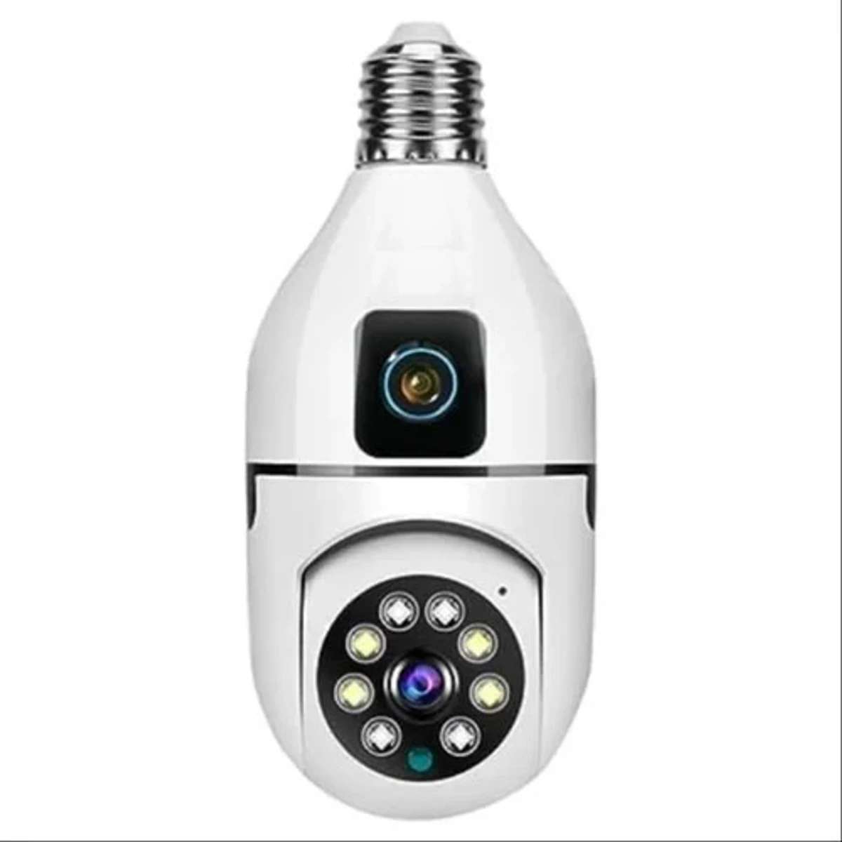 Dual Lens IP Bulb Camera V380 Pro ( 2 Year Warranty )