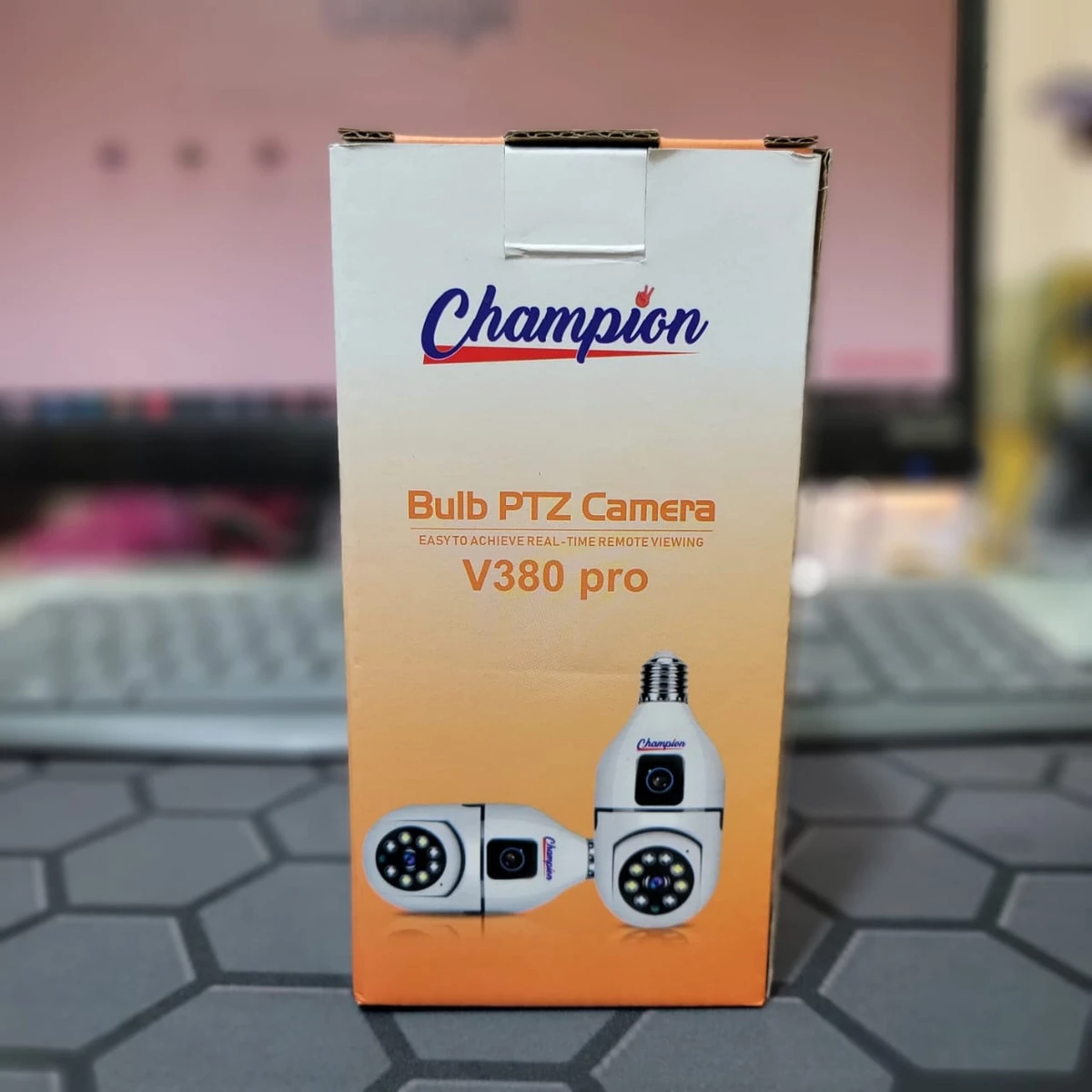 Dual Lens IP Bulb Camera V380 Pro ( 2 Year Warranty )