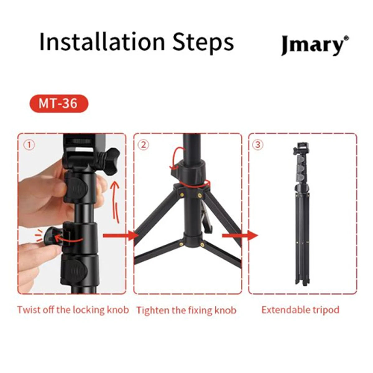 Jmary MT36 Selfie Stick Tripod 68-Inch