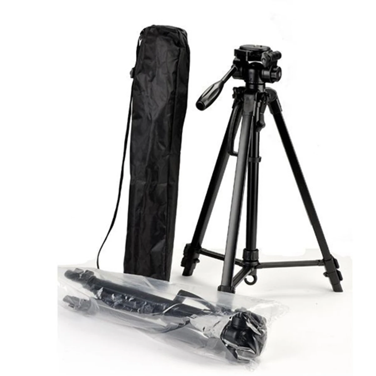 DIGIPOD TR452 Aluminum Camera Tripod (4.4 Feet)- Suitable To Mobile, Mirrorless Camera, DSLR