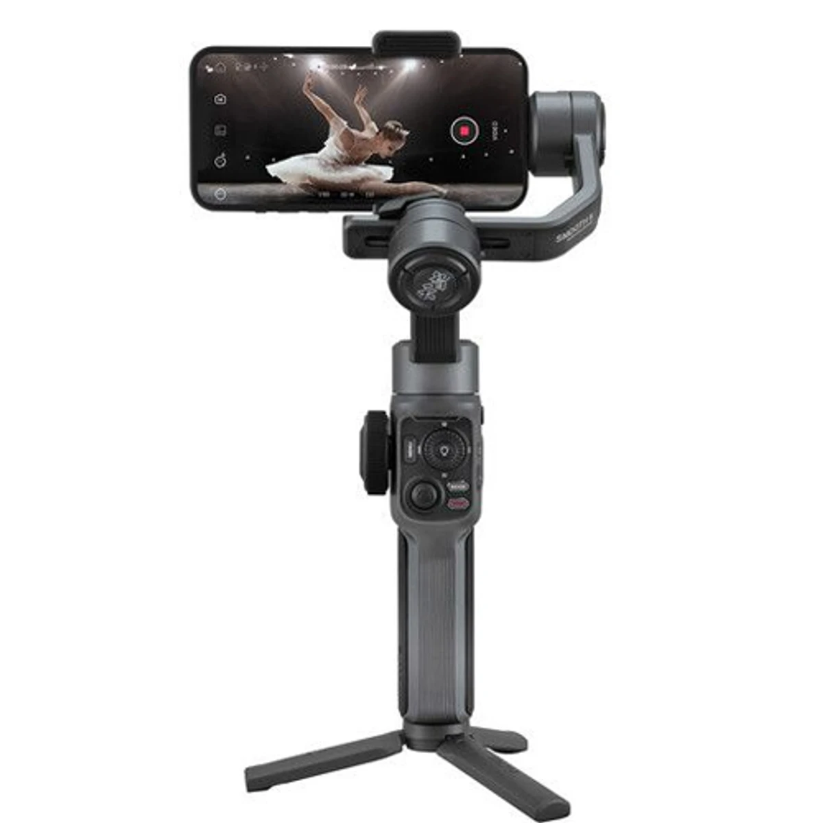 Zhiyun Smooth 5 Gimbal Stabilizer, 3-Axis Handheld Smartphone Gimbal With Grip Tripod Vlog LED Fill Light For IPhone Or Android