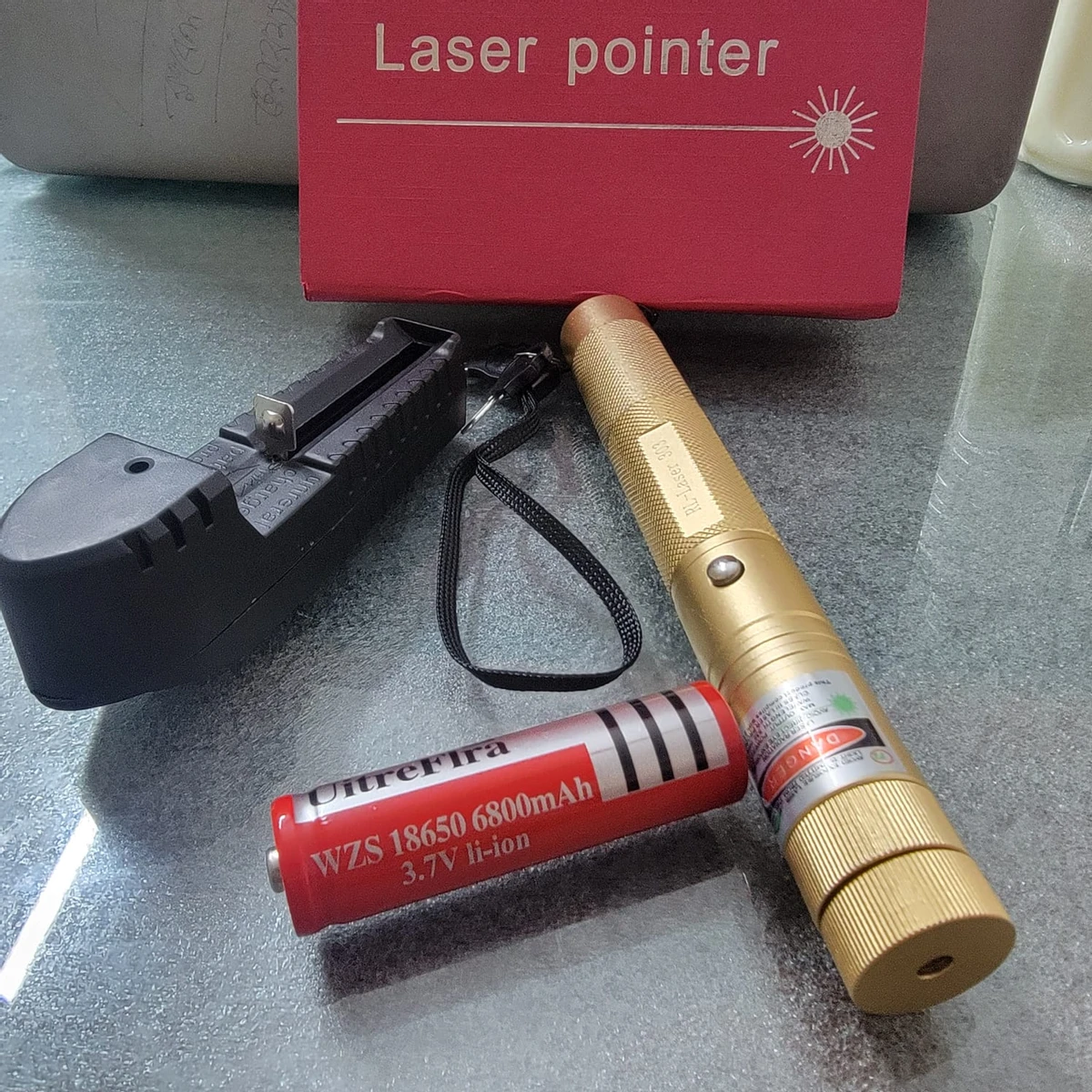 Rechargeable Laser Pointer ( 6800Mah ) 5 year warranty