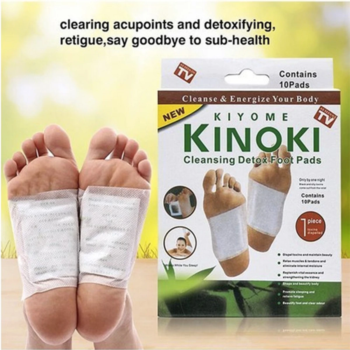 Full Course 5 Pack ( Free Delivery Charge ) Kinoki Detox Foot Pads