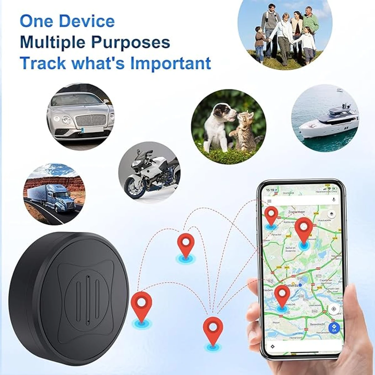 Mini Magnetic GPS Tracker GF-10