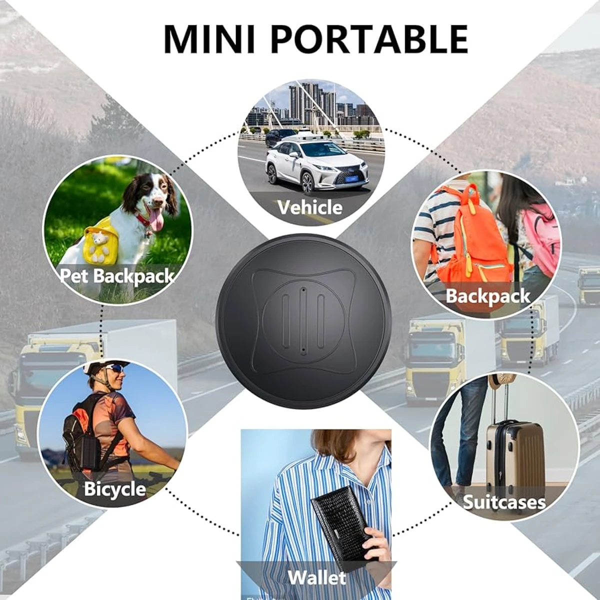 Mini Magnetic GPS Tracker GF-10