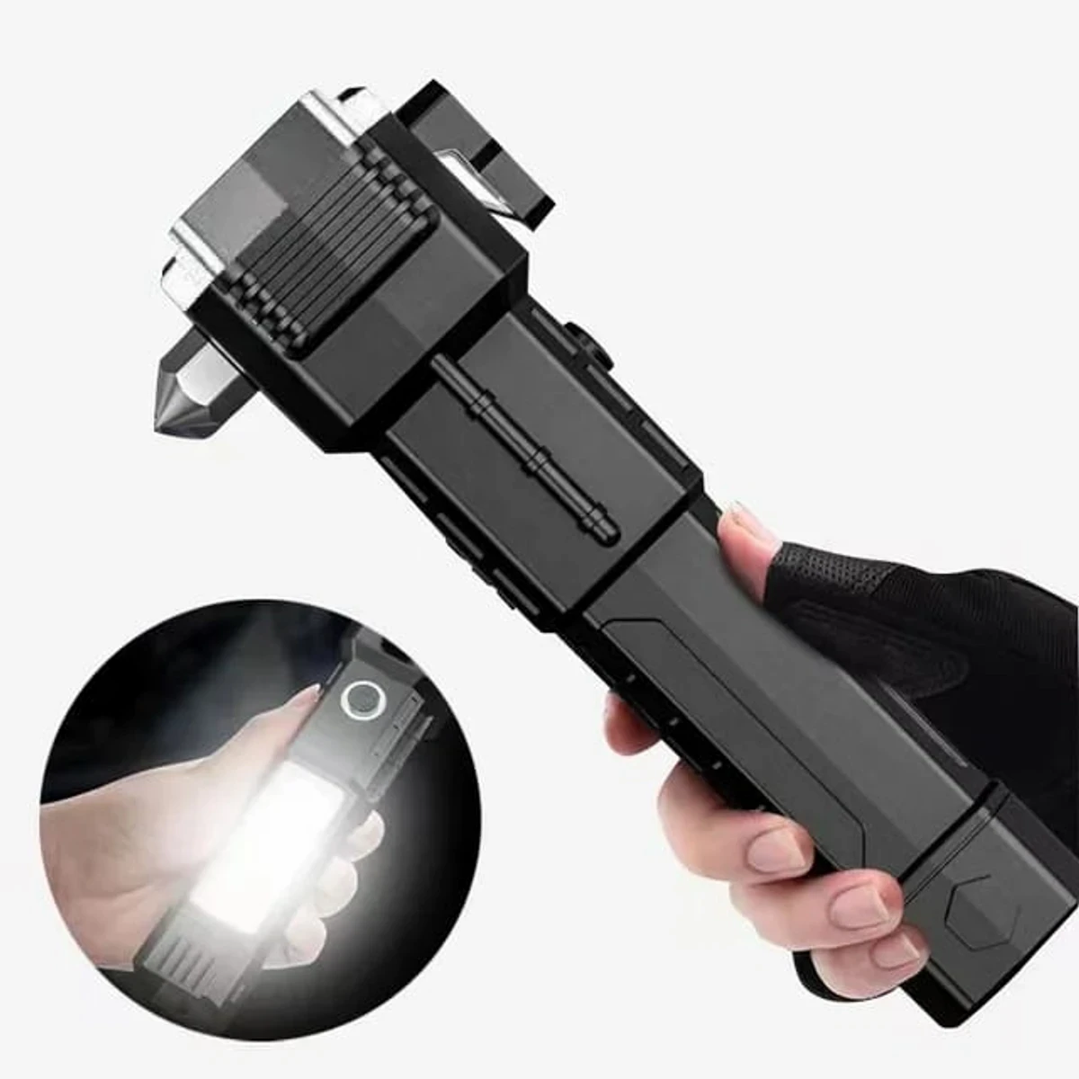 Hi Power 5 in 1  Torch Light With Power Bank
