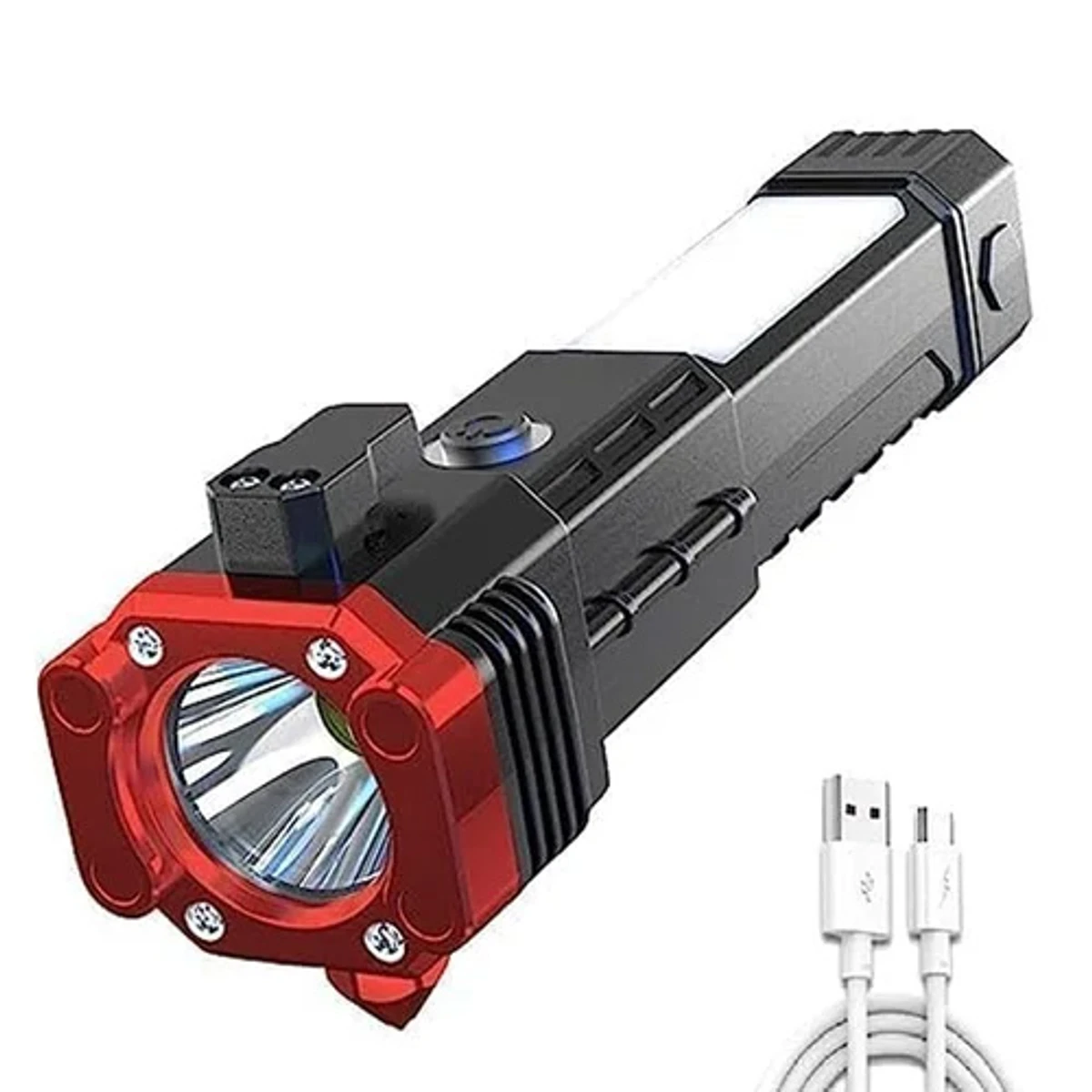 Hi Power 5 in 1 Torch Light With Power Bank