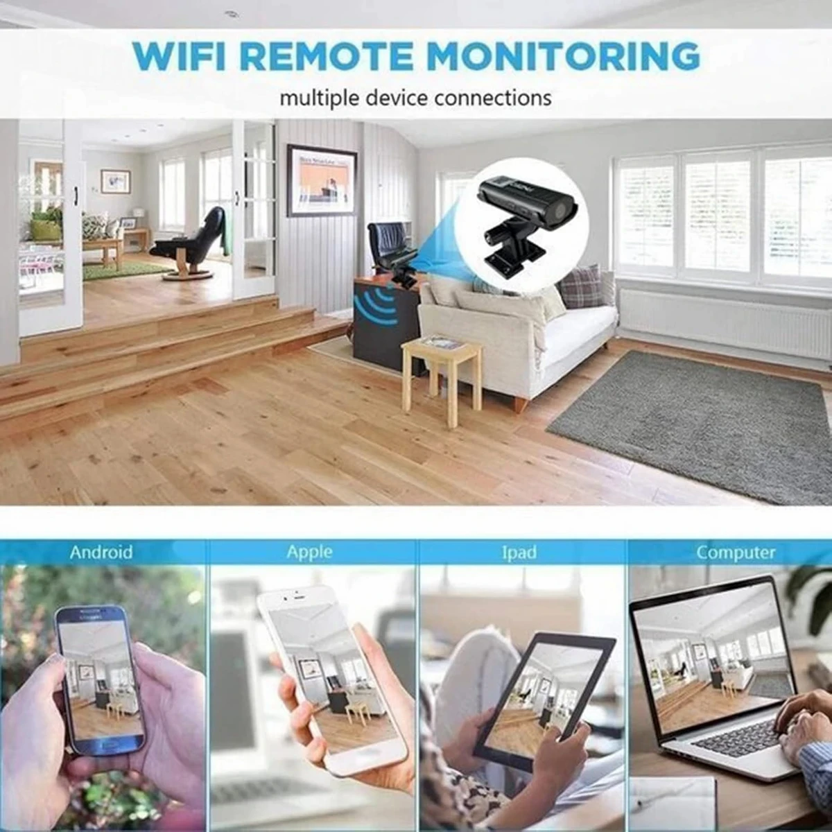 Mini Smart Rechargeable Wi-Fi Camera F3