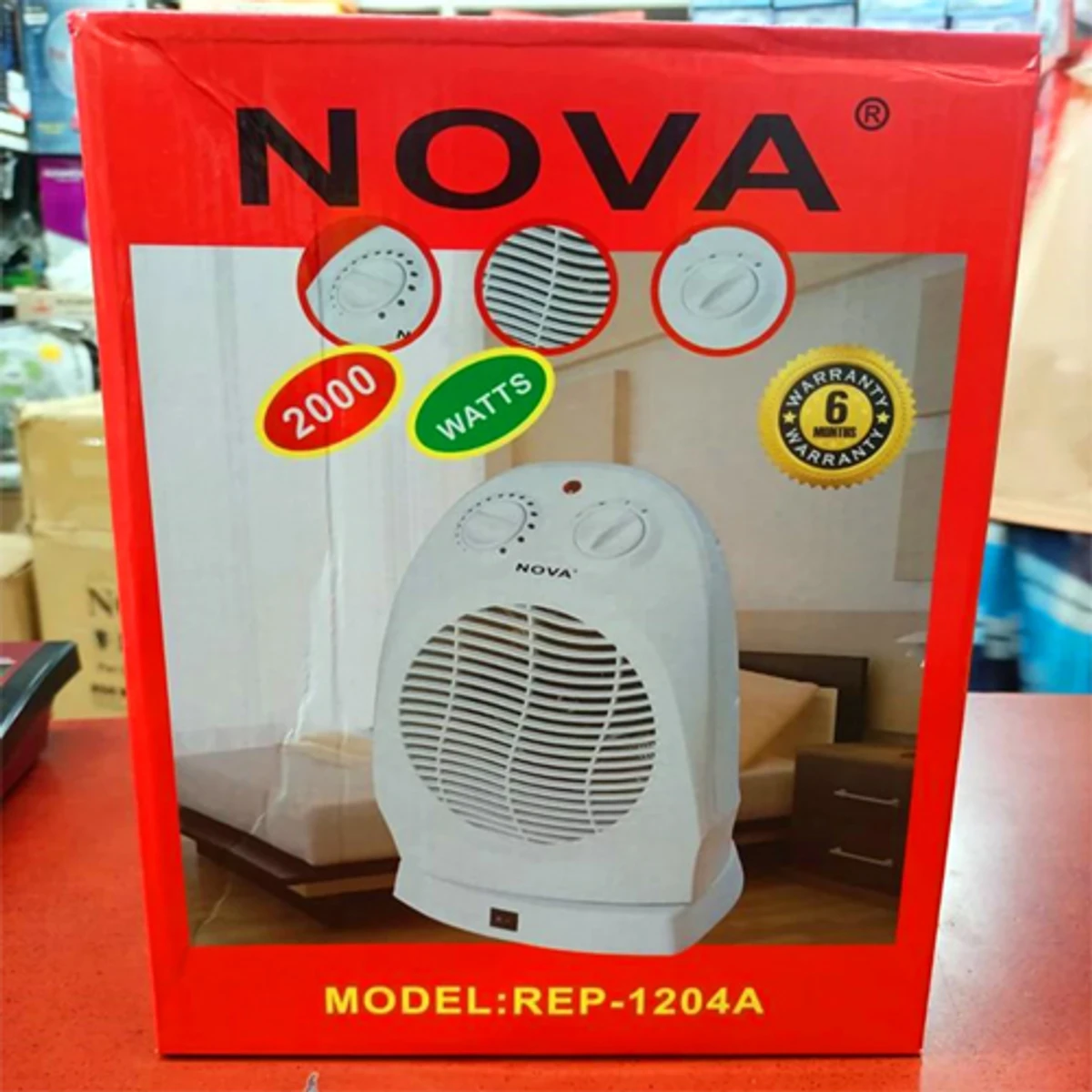 Nova REP-1204A Electric Room Heater with Cooling Mode