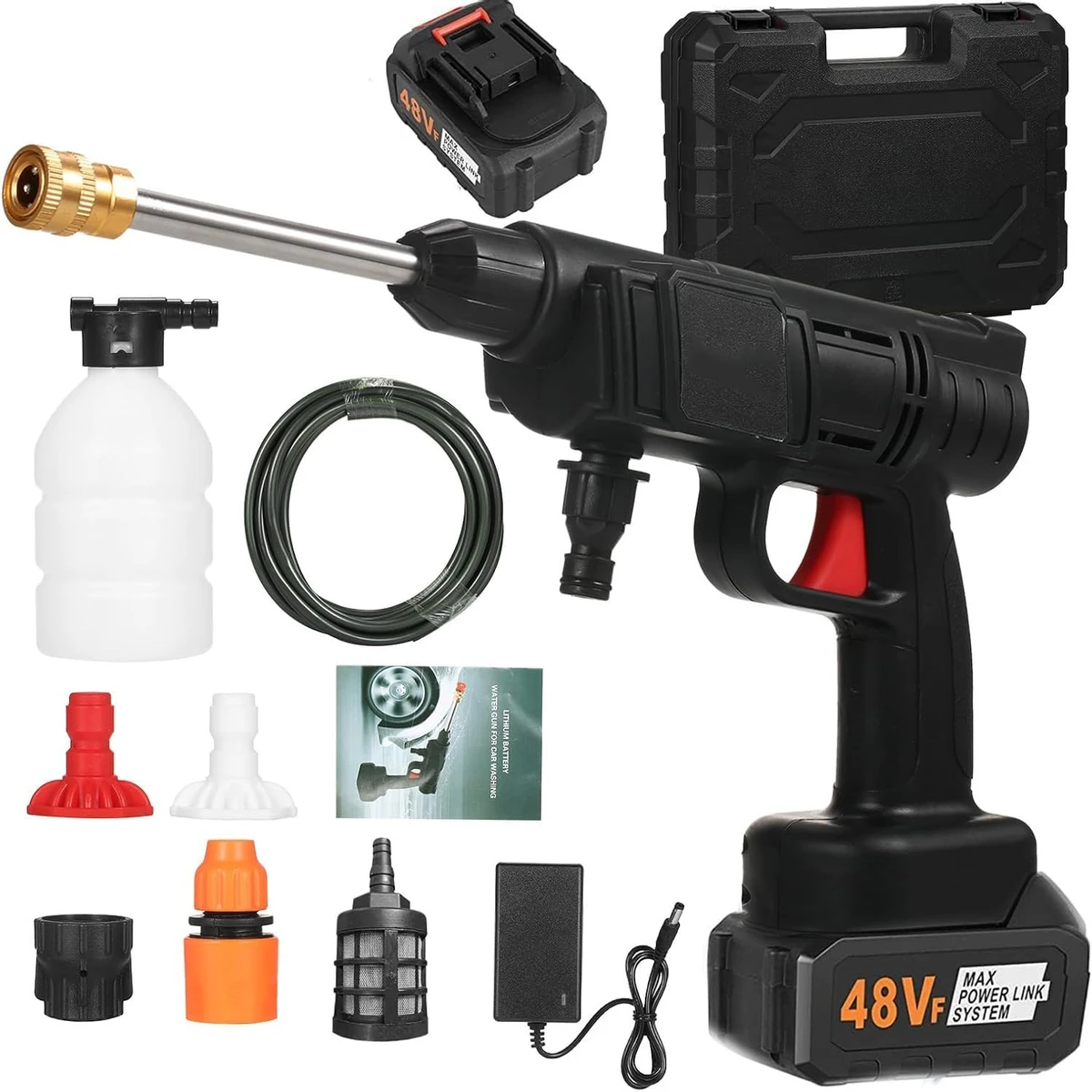 Rechargeable  48V  High Pressure Washer Gun Machine