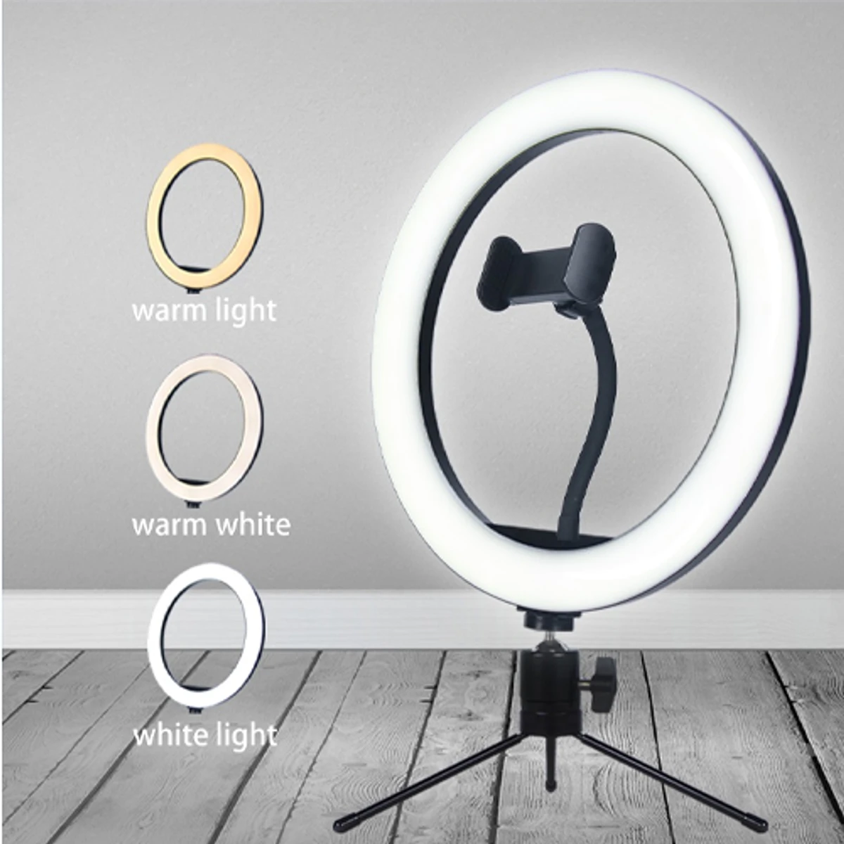 Led Ring Light For Smartphone- Adjustable Brightness (Only 10 Inch Ring Light Without Stand)