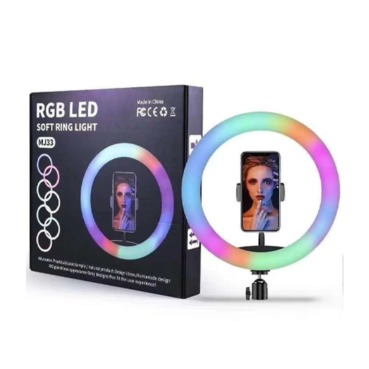 MJ33 RGB LED Soft Ring Light