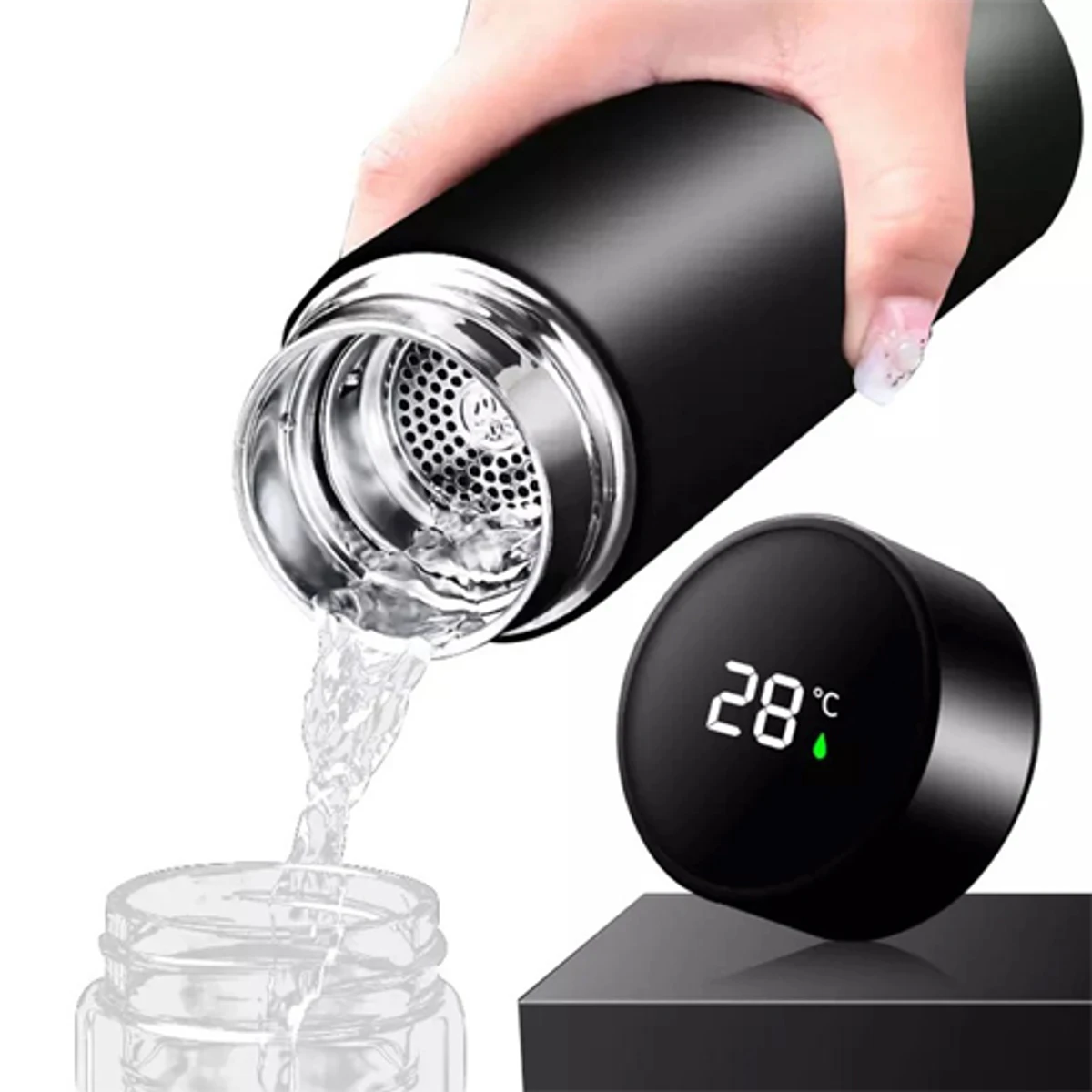 Smart Cup Flask With LED Temperature Display Hot and Cold Mode