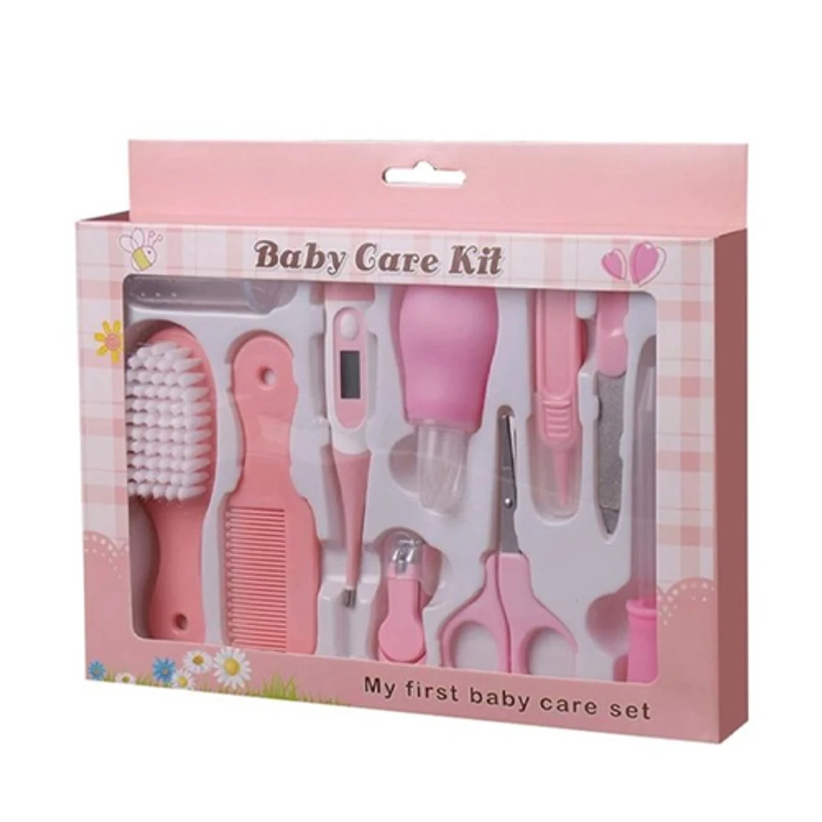 10 Pcs New-born Baby Kids Health Care Kit Set ( Pink-Blue)