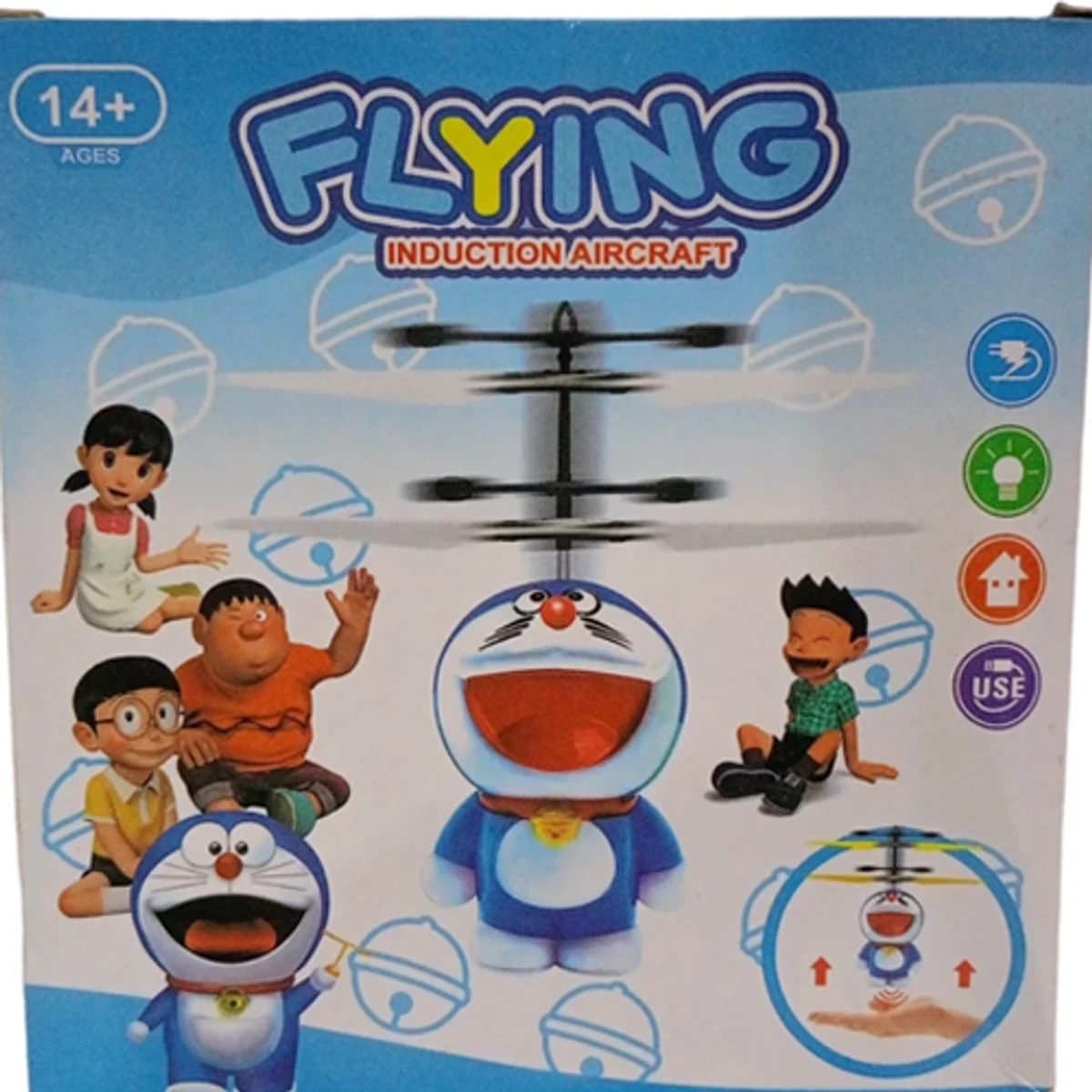 KIDS COLLECTION Flying Doraemon Toy with Sensor Based Flyer (Micro USB Chargeable)