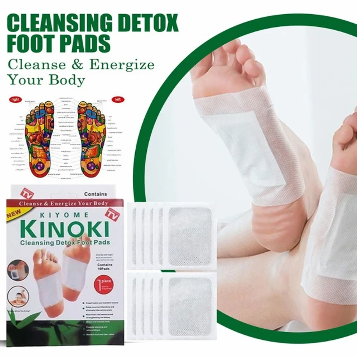 6 Packet ( Free Delivery Charge ) Kinoki Detox Foot Pads