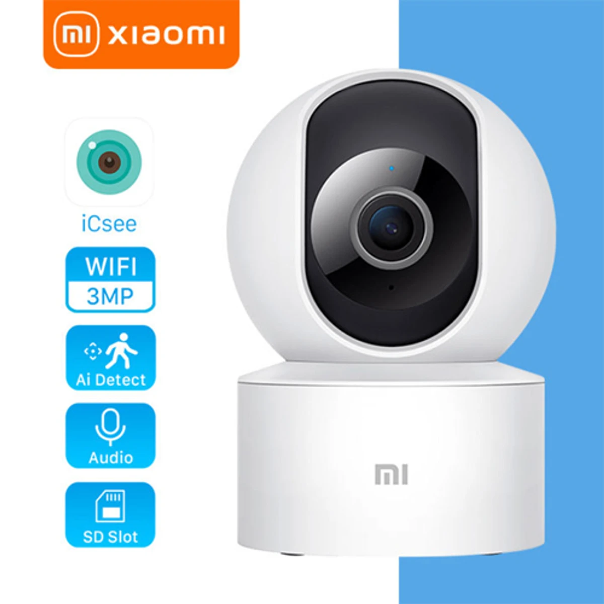 Mi 360° Home Security Camera (Night Vision Wireless Webcam)