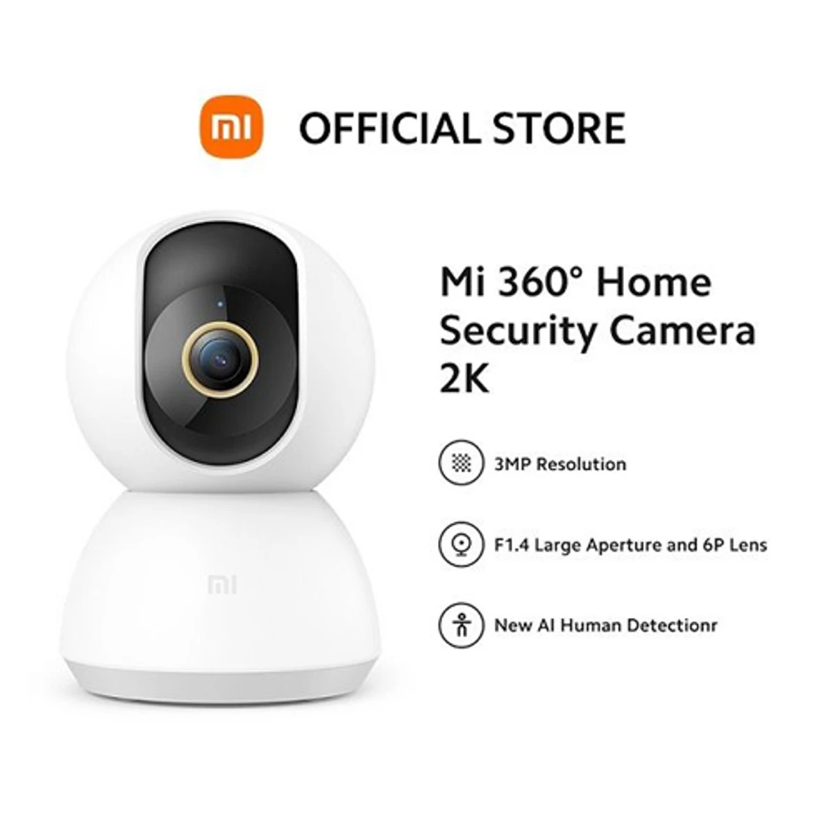 Mi 360° Home Security Camera (Night Vision Wireless Webcam)
