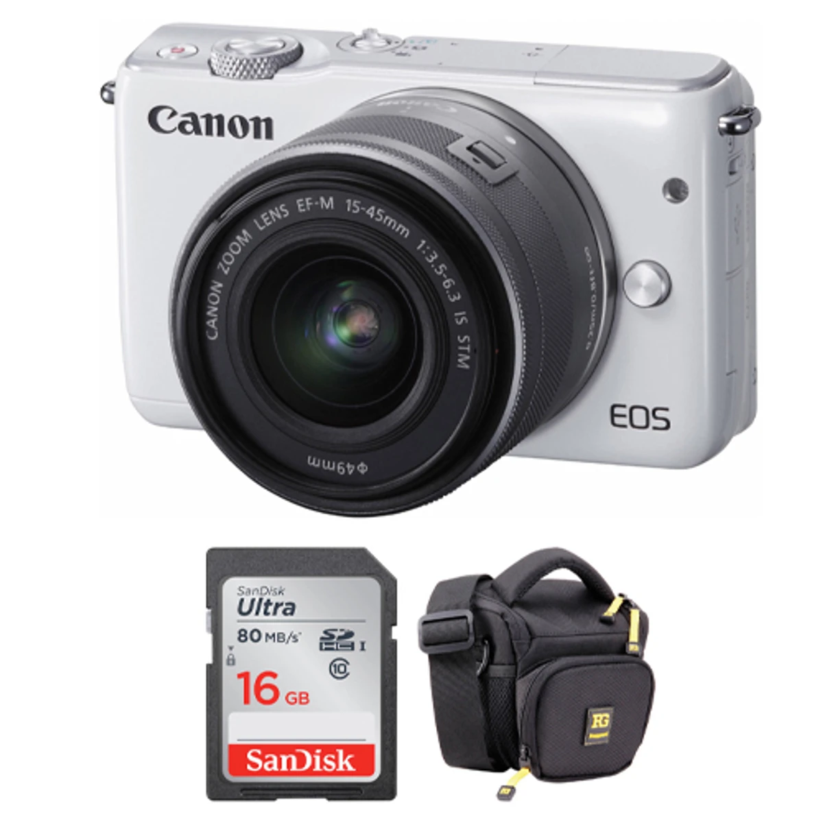Canon EOS M10 Mirrorless Vlogging Camera With 15-45mm Lens