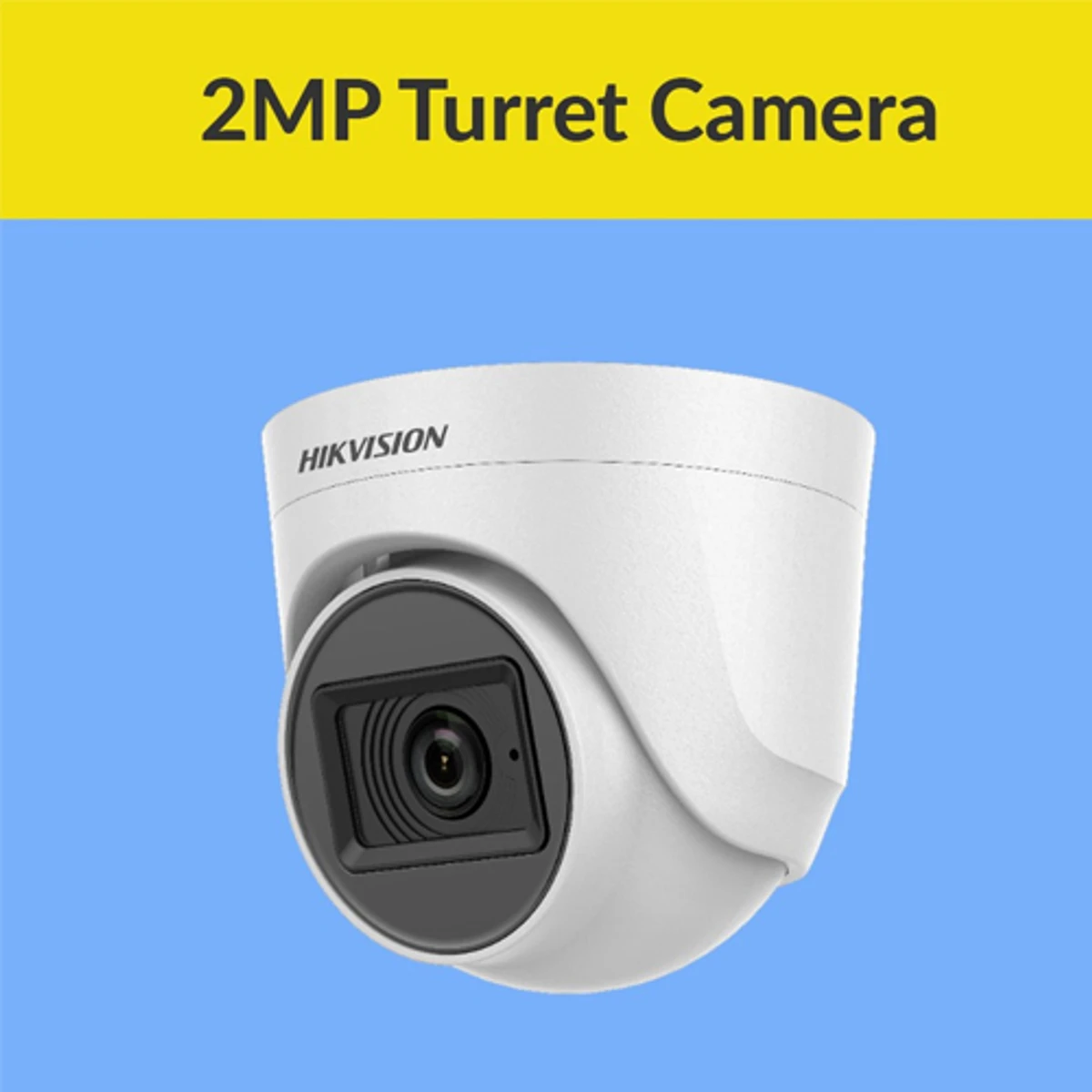 Hikvision 2MP Audio Indoor Fixed Turret Camera (DS-2CE76D0T-ITPFS)