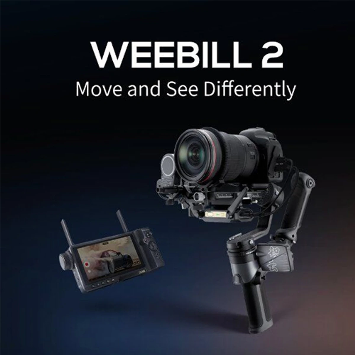 Zhiyun Weebill 2 3-Axis Gimbal Stabilizer With Rotating Touchscreen For DSLR And Mirrorless Camera