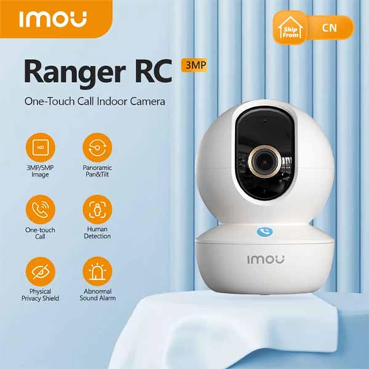 Imou Ranger RC 3MP Indoor Portable Wi-Fi Camera