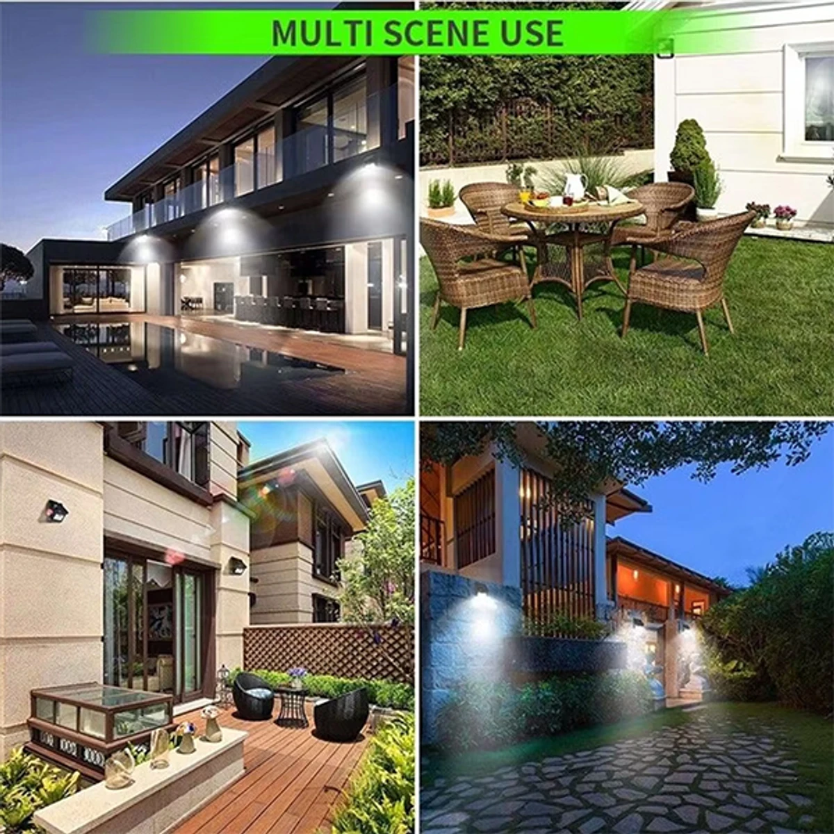 Waterproof  Solar Sensor LED Wall Light