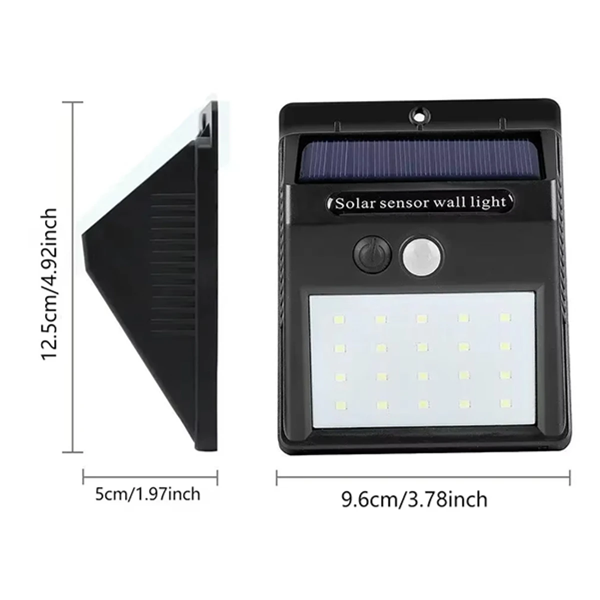 Waterproof  Solar Sensor LED Wall Light