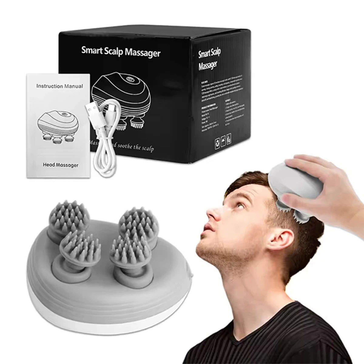 Electric Scalp And Head Massager