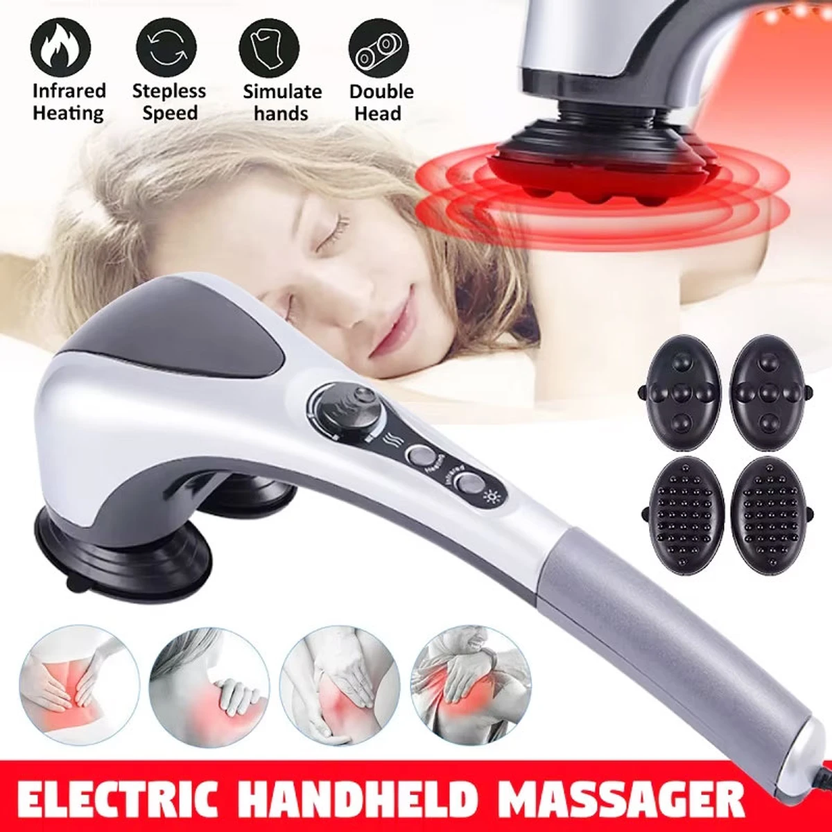 High Quality Double Head Full Body Massager