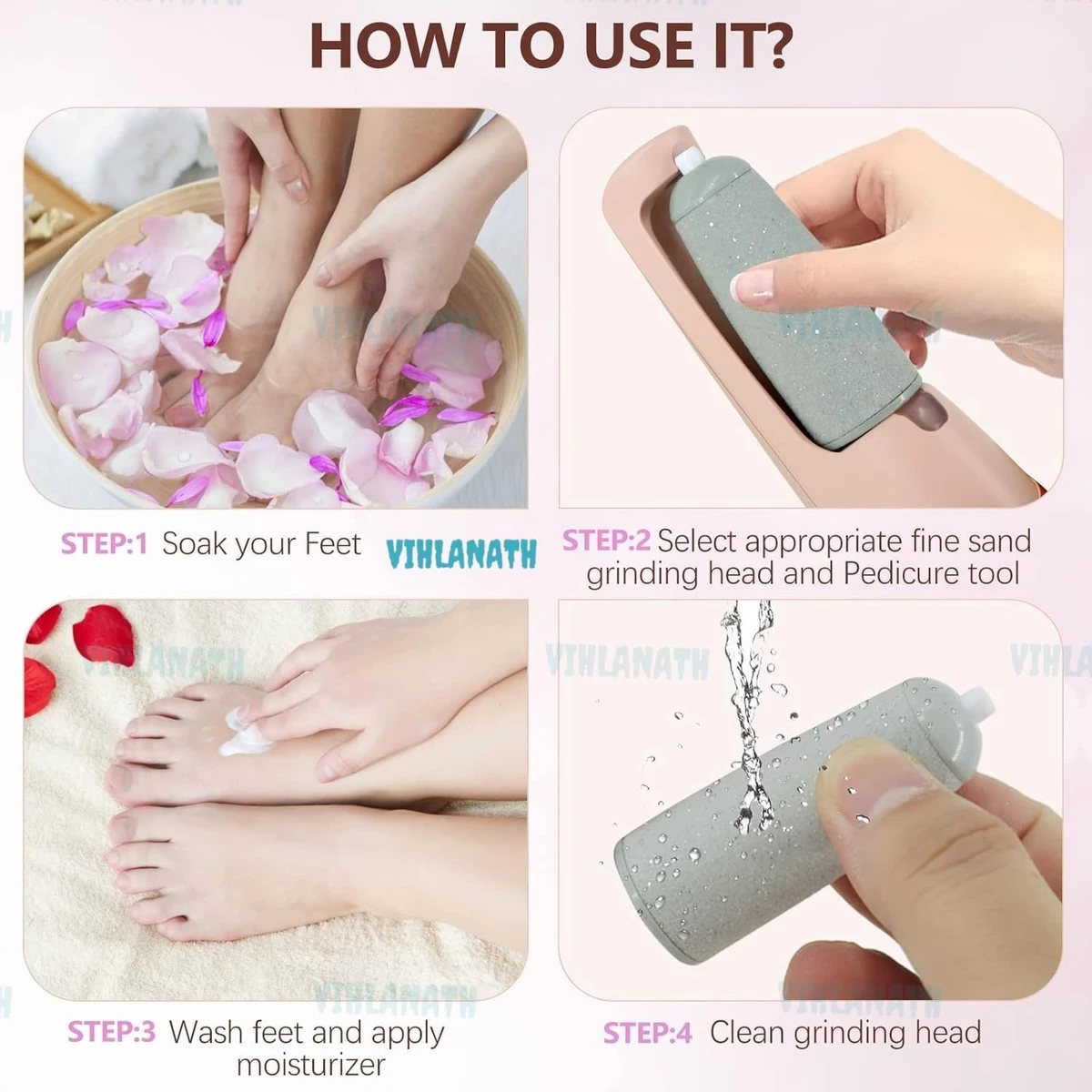 Pedicure Foot Care (Multifunctional & Rechargeable )