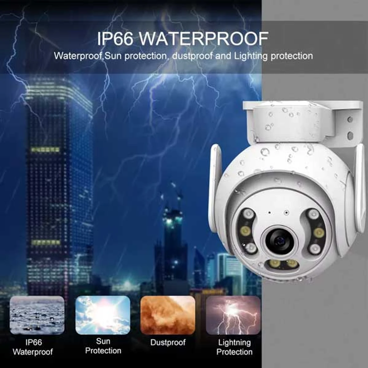 Waterproof Outdoor V380 Pro IP Camera