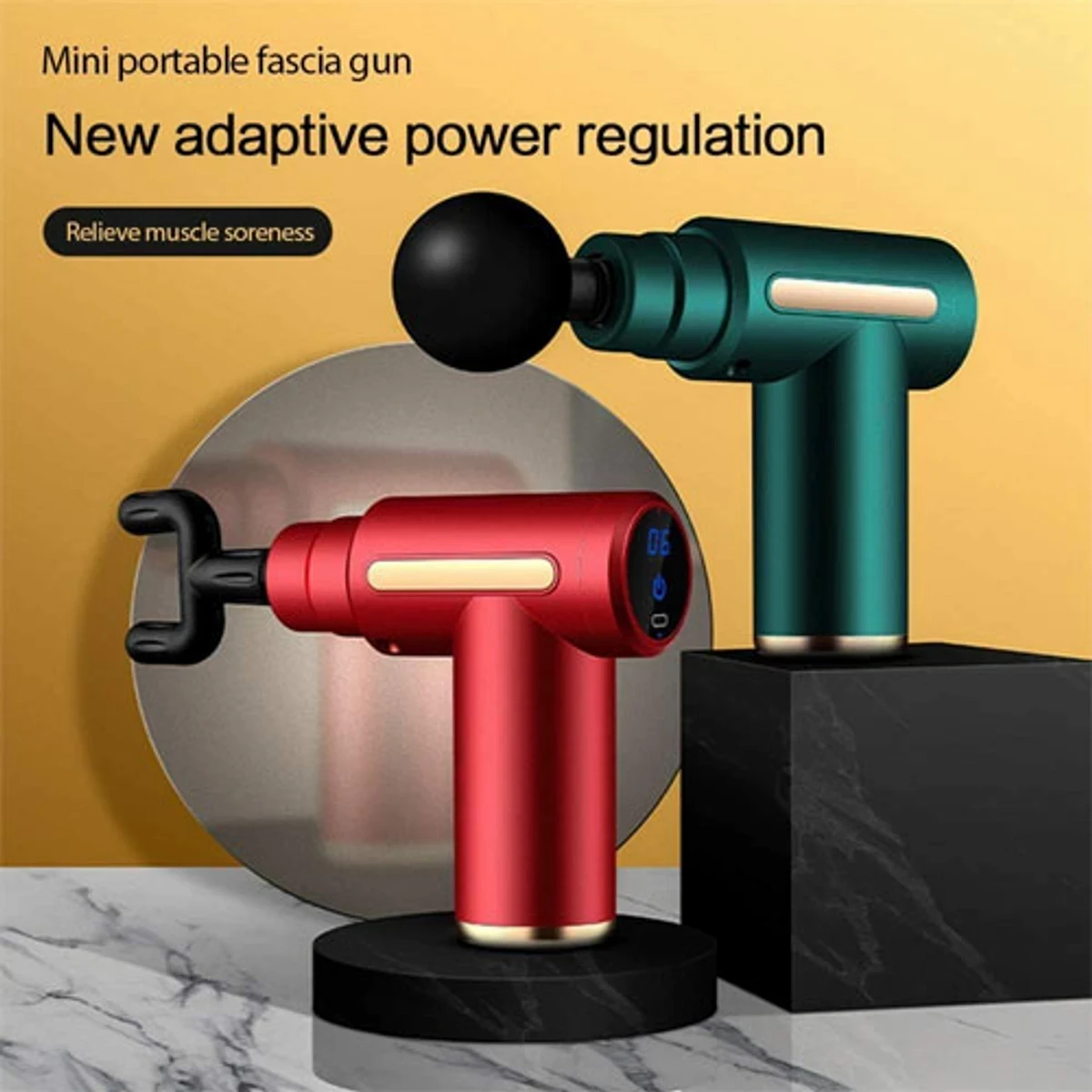 Full Body Gun Massager Rechargeable (1 year warranty )