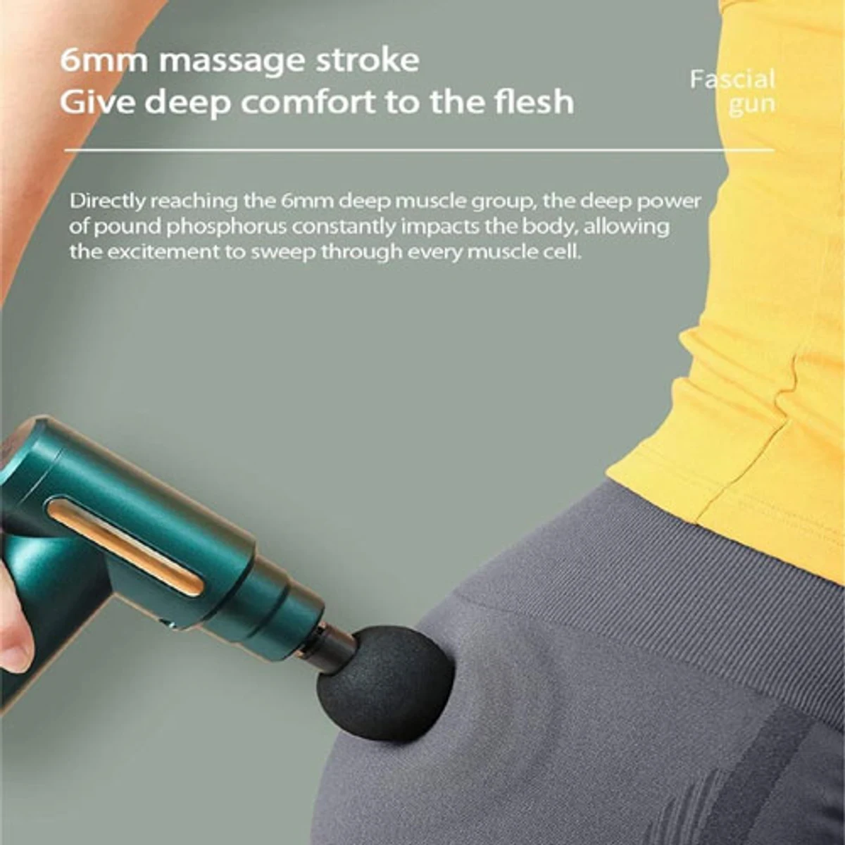 Full Body Gun Massager Rechargeable (1 year warranty )