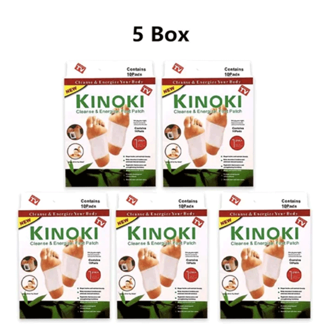 5 Packet Full Course Kinoki Detox Foot Pad