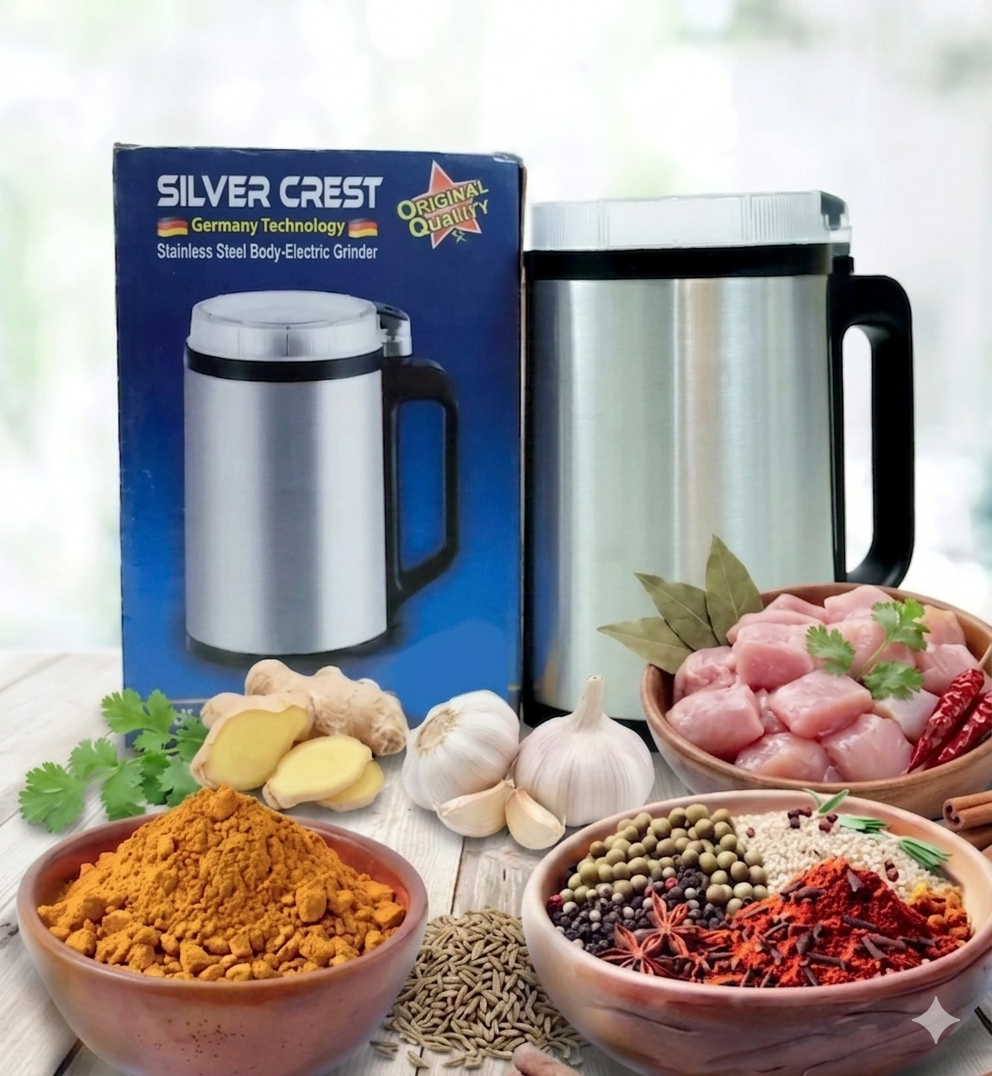 Premium Quality 3000W Silver Crest Grinder