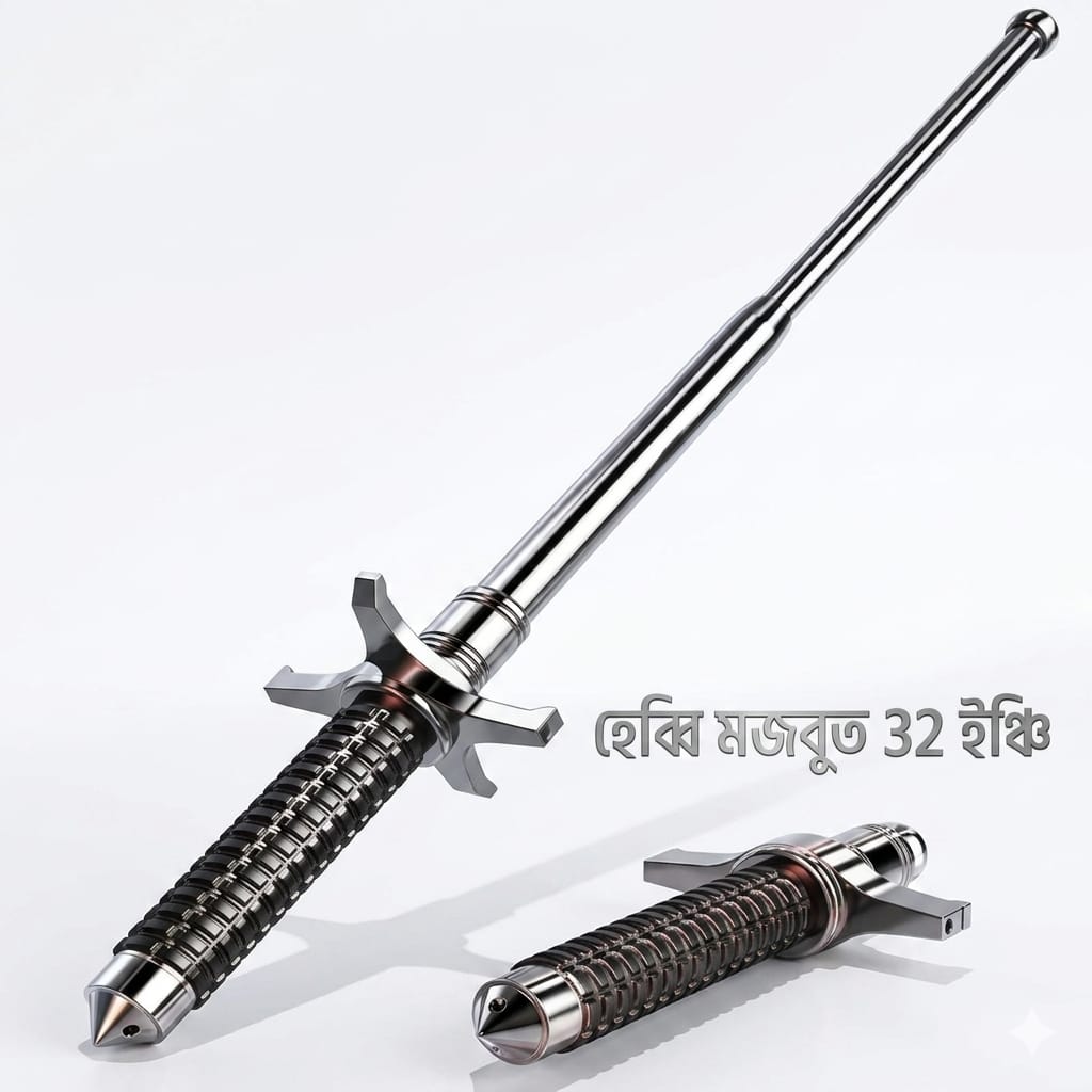 32 inch Premium Self Defense Retractable Metal Stick