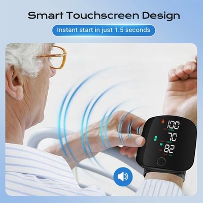 Wrist Blood Pressure Monitor With Large LCD Display