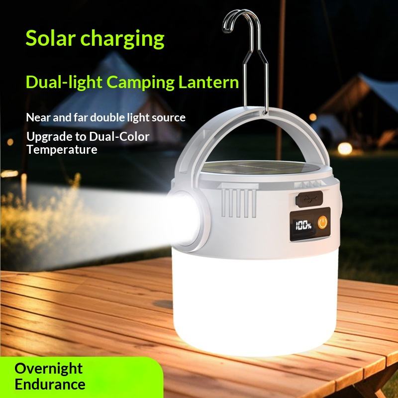 Solar Rechargeable LED  Camping Light