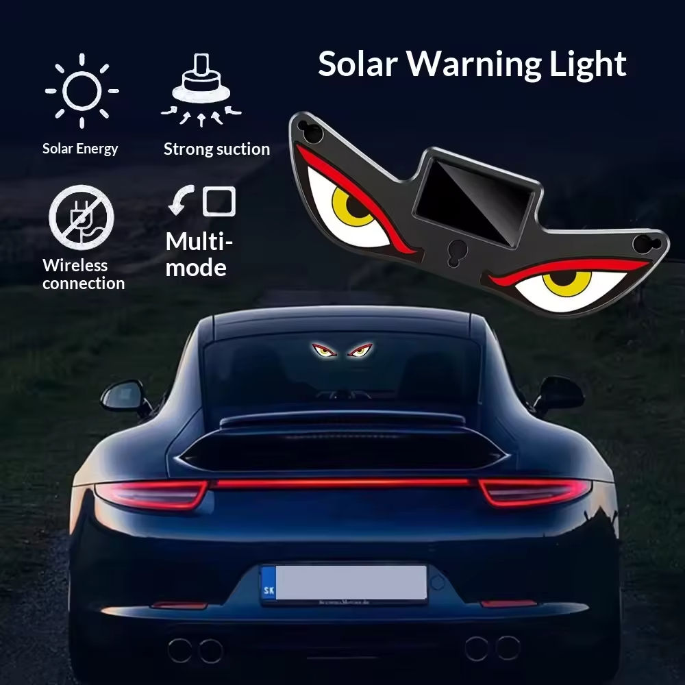 Premium Solar Demon Eye Warning Light